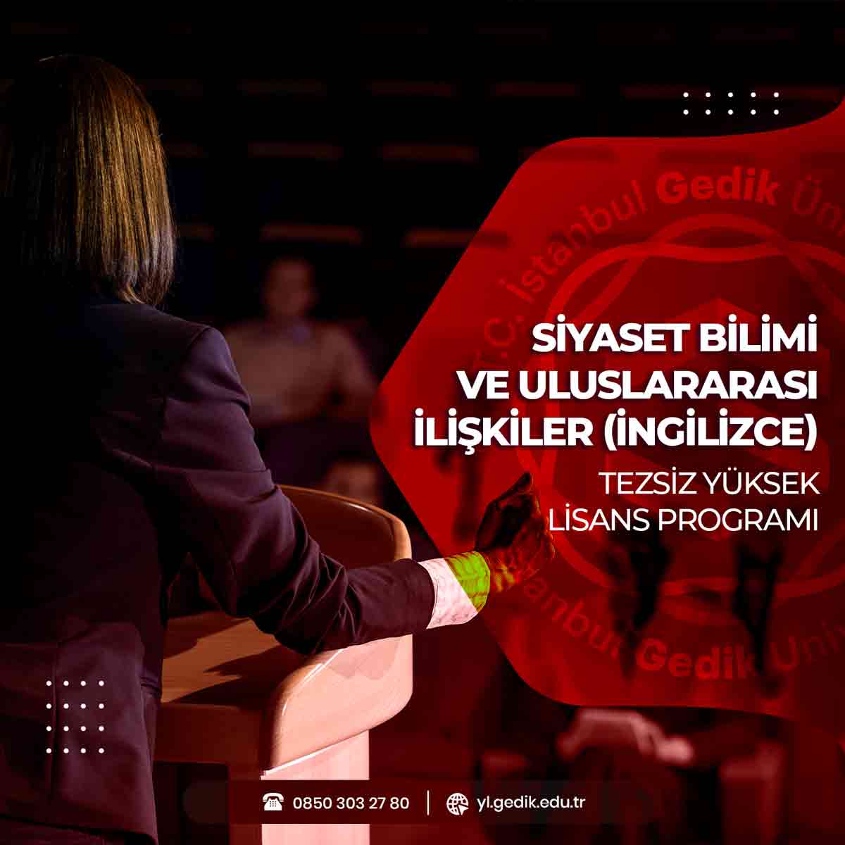 Siyaset Bilimi ve Uluslararası İlişkiler (İngilizce) Tezsiz Yüksek Lisans Programı