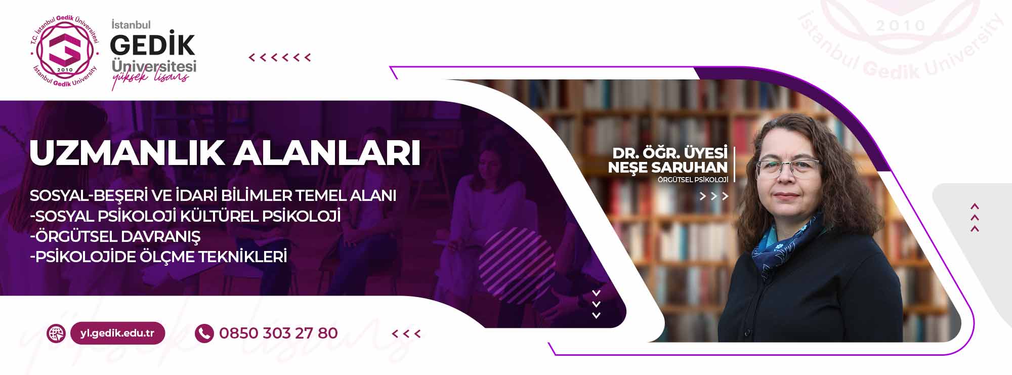 Örgütsel Psikoloji Tezsiz Yüksek Lisans Programı slider