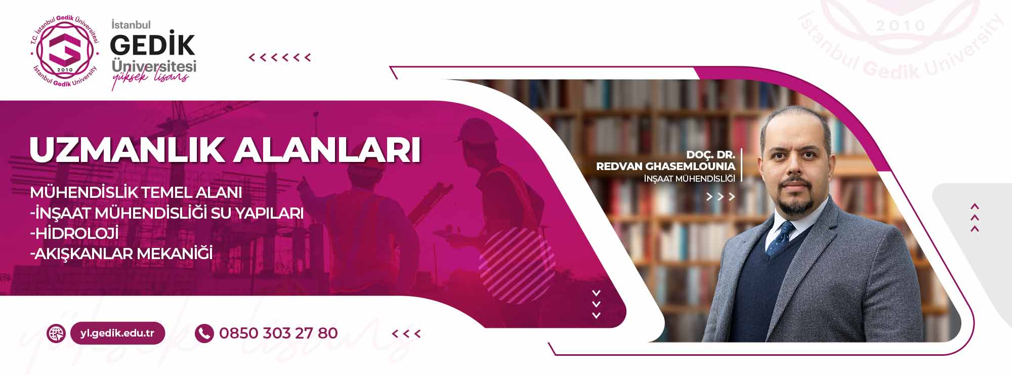 İnşaat Mühendisliği Tezli Yüksek Lisans Programı slider