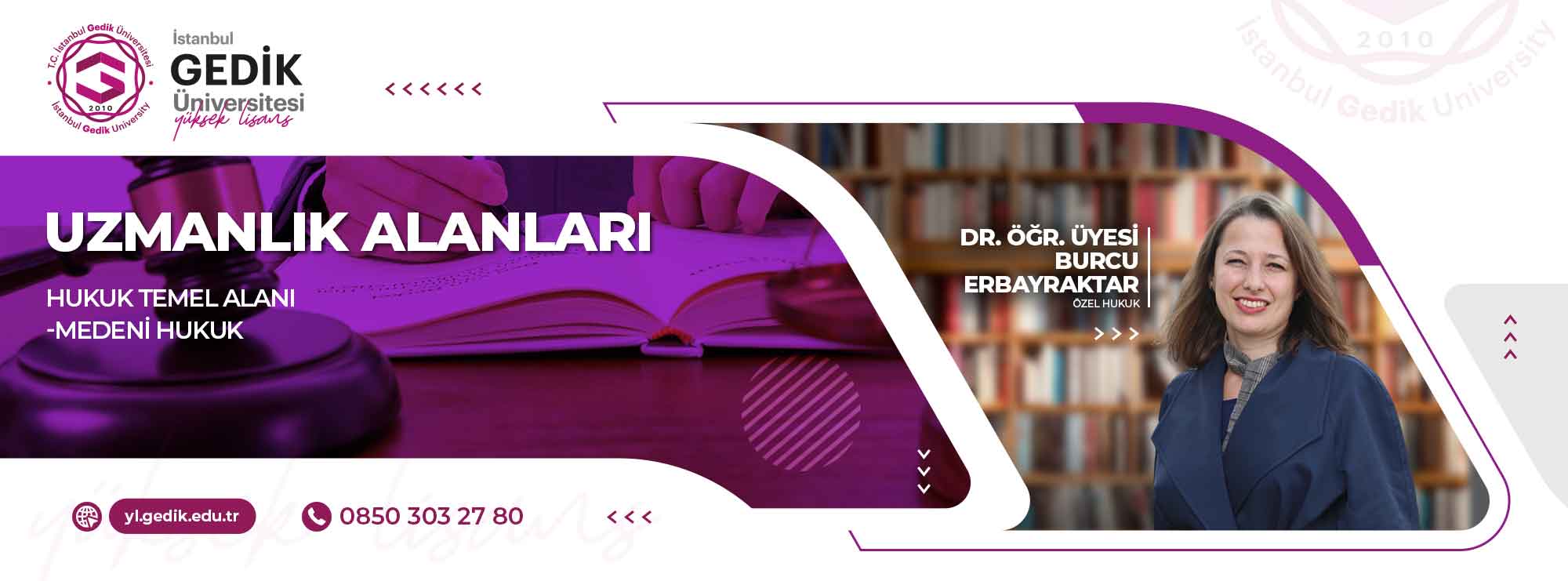 Özel Hukuk Tezsiz Yüksek Lisans Programı  slider