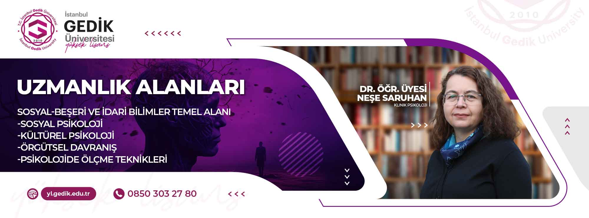 Klinik Psikoloji Tezli Yüksek Lisans Programı slider