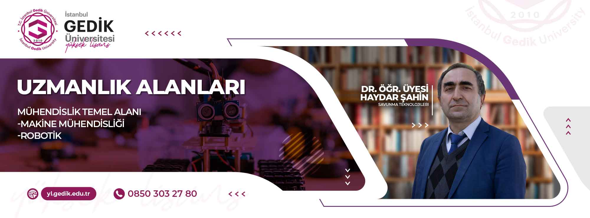 Savunma Teknolojileri Tezli Yüksek Lisans Programı slider