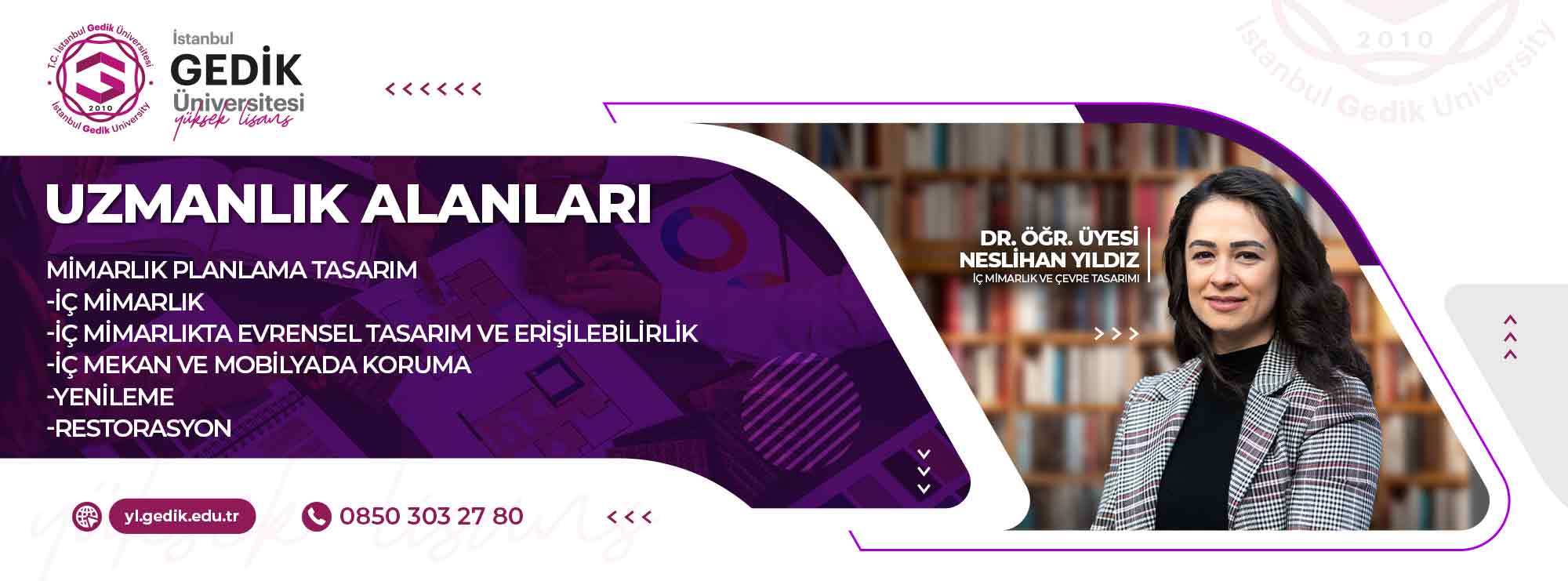 İç Mimarlık ve Çevre Tasarımı Tezsiz Yüksek Lisans Programı slider