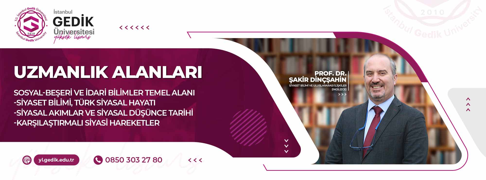 Siyaset Bilimi ve Uluslararası İlişkiler (İngilizce) Tezli Yüksek Lisans Programı slider