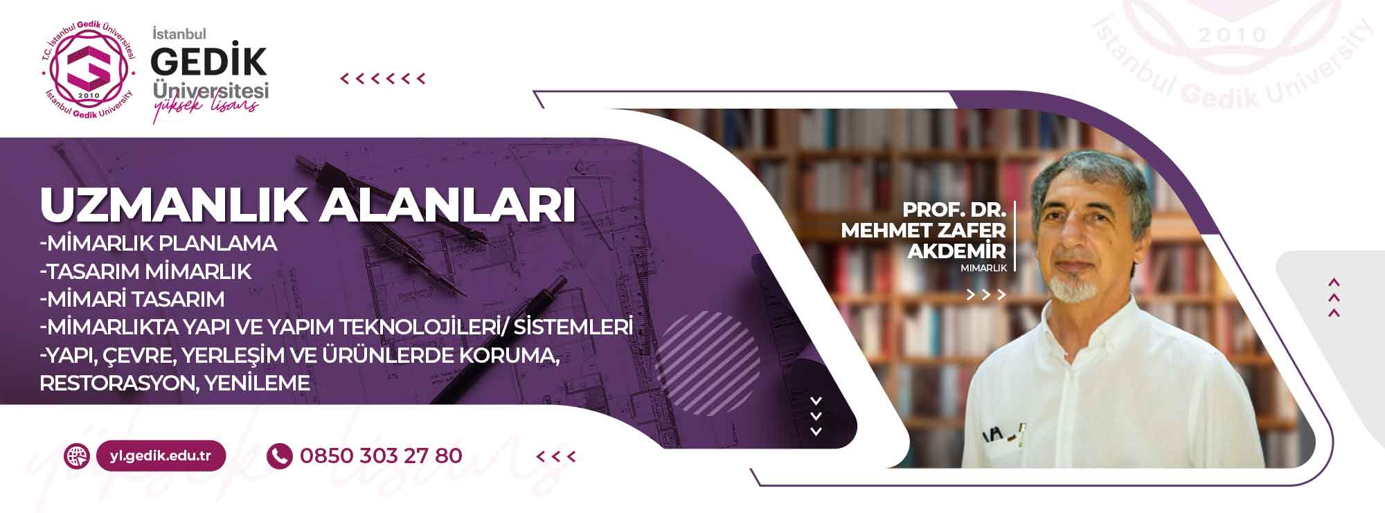 Mimarlık Tezli Yüksek Lisans Programı slider