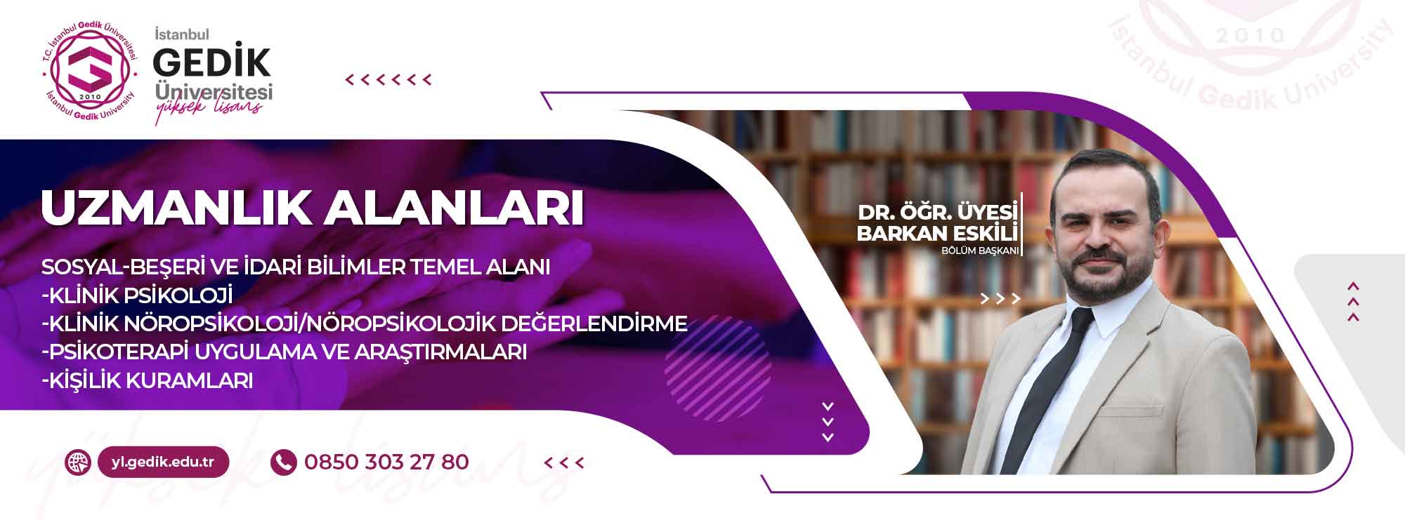 Klinik Psikoloji Tezli Yüksek Lisans Programı slider