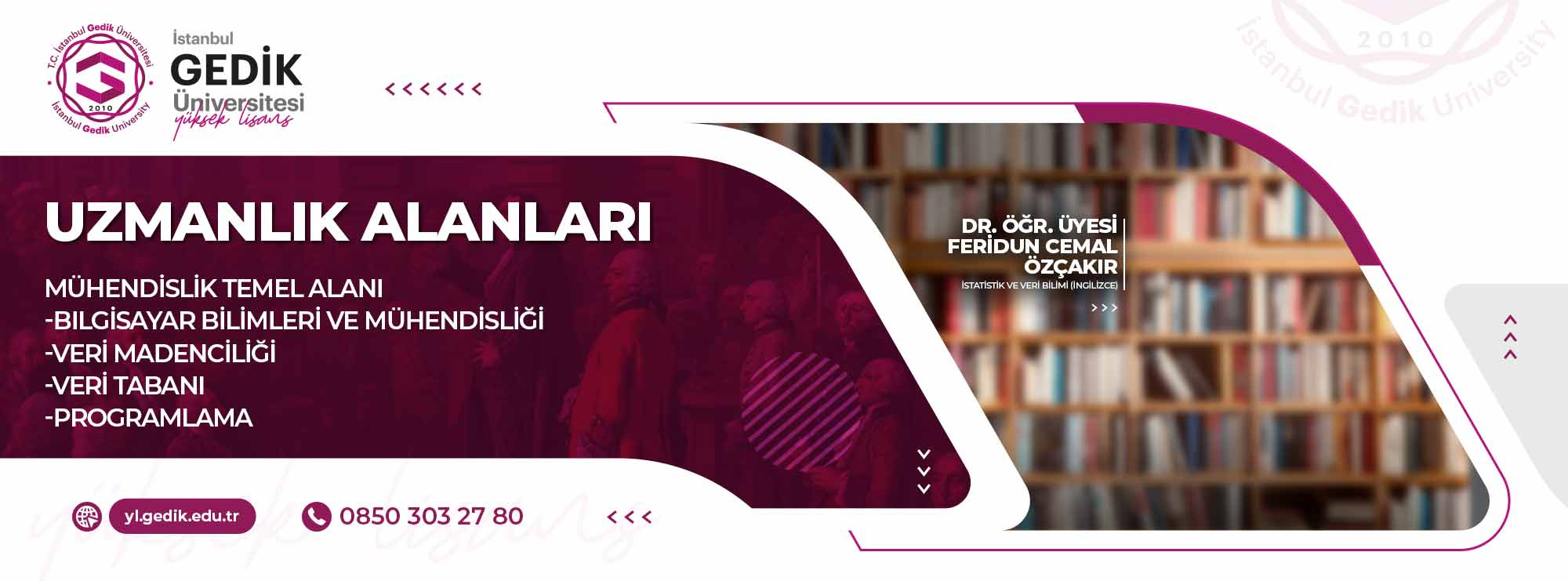 İstatistik ve Veri Bilimi (İngilizce) Tezli Yüksek Lisans Programı slider
