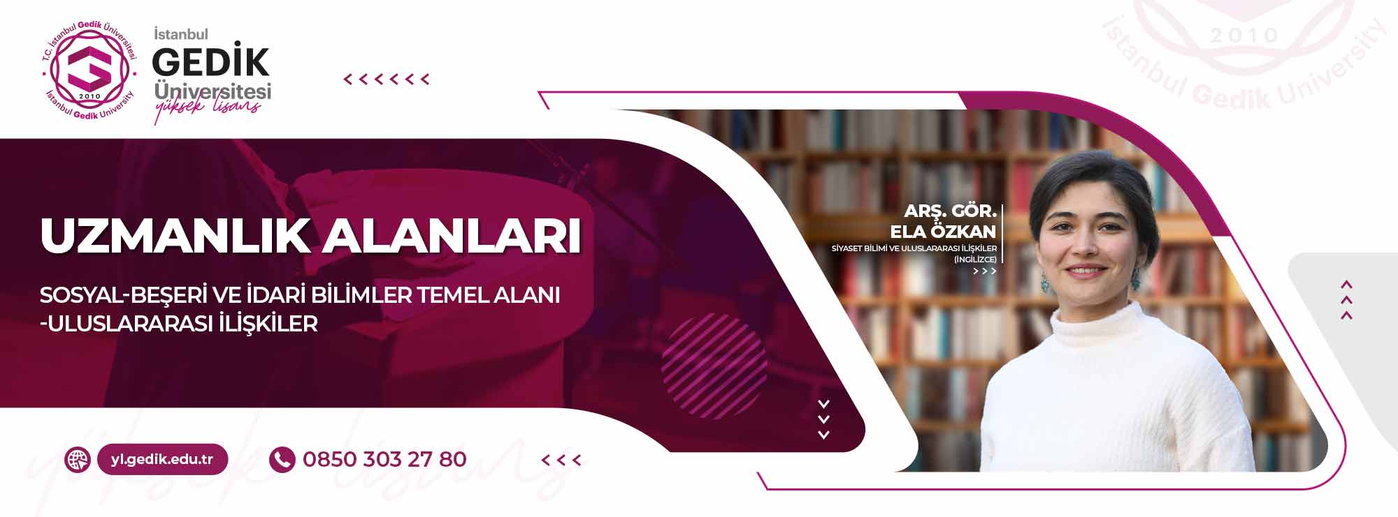Siyaset Bilimi ve Uluslararası İlişkiler (İngilizce) Tezli Yüksek Lisans Programı slider